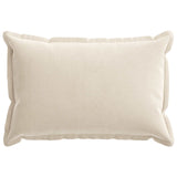 Cushion Cover 6 pcs HOUTEN Cream 50 x 75 cm Chenille Fabric 919856