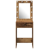 Dressing Table Old Wood 50 x 41 x 135 cm Engineered Wood 865044