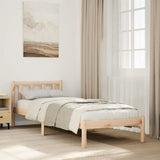 Extra Long Bed Frame without Mattress 90x220 cm Solid Wood Pine 852444