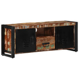 ZNTS TV Cabinet 100x30x40 cm Solid Wood Reclaimed 4013590