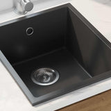 Kitchen Sink Black 38 x 44 x 20 cm Granite 4012351