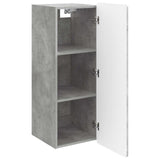 Wall-Mounted Cabinet Concrete Grey 33 x 34.5 x 94 cm 898248