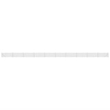 Chain Link Fence with Flange Silver 0.8x25 m 154040