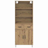 Highboard with Drawer 2 pcs Artisan Oak Engineered Wood 3415947