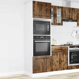 Oven Cabinets 2 pcs Lucca Smoked Oak Engineered Wood 3315046