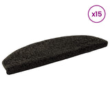 Self-adhesive Stair Mats 15 pcs Anthracite 80 x 24.5 x 3.5 cm 42038652