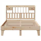 Bed Frame without Mattress 160x200 cm Solid Wood Pine 3308837