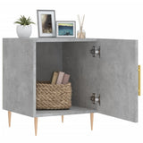 Bedside Cabinets 2 pcs Concrete Grey 40x40x50 cm Engineered Wood 827541