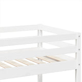 Bunk Bed White 90x190 cm Solid Wood Pine 3308593