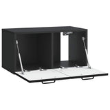 Wall-Mounted TV Cabinet Black 59.5 x 31 x 30 cm Engineered Wood 899386