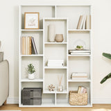 Book Cabinet White 102x29x143 cm Engineered Wood 3310298