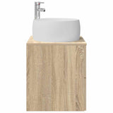 Wall-Mounted Sink Vanity Sonoma Oak 49.5 x 44.5 x 66 cm 890312