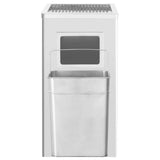 Ashtray Dustbin Hotel 45 L Stainless Steel 51092