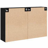 Wall-mounted Cabinet 2 pcs Old Wood 69.5 x 34 x 90 cm 3333105