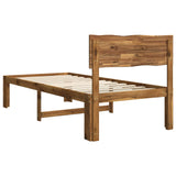 Single Bed Frame with Headboard ROSTOCK Natural 80 x 200 cm 903369