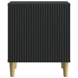 Bedside Cabinet Black 43 x 34.5 x 50 cm Engineered Wood 894567