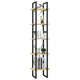 5-Tier Book Cabinet 40x30x175 cm Pinewood 3081973