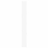 Shoe Cabinet White 59x17x150 cm Engineered Wood 342518