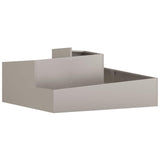 Garden Planter Brown 100 x 100 x 50 cm Weathering Steel 873591