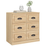 Sideboard Sonoma Oak 70x35.5x67.5 cm Engineered Wood 816435