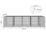 Gabion with 5 mm Wire and 5x5 cm Mesh 450x100x150 cm 3464379