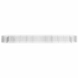 152044 Gabion Raised Bed Galvanised Iron 600x100x50 cm