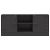 TV Cabinet Black 99x39x44 cm Steel 841685
