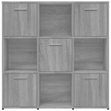 Book Cabinet Grey Sonoma 90x30x90 cm Engineered Wood 815550
