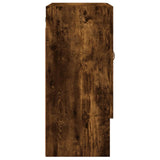 Wall Cabinet Smoked Oak 60x31x70 cm Engineered Wood 829889