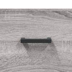 Highboard Grey Sonoma 69.5x34x180 cm Engineered Wood 3190027