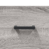 Highboard Grey Sonoma 69.5x34x180 cm Engineered Wood 3190027