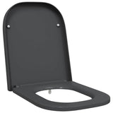 Toilet Seat Anthracite 47.5 x 35 x 3.6 cm Duroplast 42002358