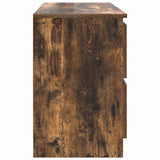 TV Cabinet Smoked Oak 100x35x54 cm Engineered Wood 861800