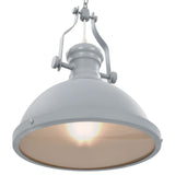 Ceiling Lamp Grey Round E27 281625