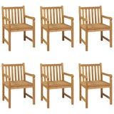 7 Piece Garden Dining Set 160x80 cm Solid Teak Wood 3059940