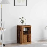 LED Sideboard Old Wood 41 x 37 x 67 cm Engineered Wood 863018
