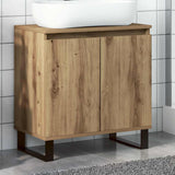 Bathroom Cabinet Artisan Oak 58x33x60 cm Engineered Wood 857221