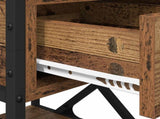 Bedside Cabinet 2 pcs Old Wood 40 x 42 x 55 cm Engineered Wood 881882