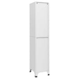 Locker Cabinet Light Grey 38x40x180 cm Steel 339793