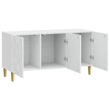 TV Cabinet 99 x 34.5 x 50 cm High Gloss White Engineered Wood 895179