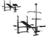 Multi-Exercise Adjustable Weight Bench with Bench Press Rack T3398P349265