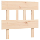 Bed Frame without Mattress 90x200 cm Solid Wood Pine 3193321