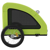 Pet Bike Trailer Green Oxford Fabric and Iron 93969