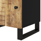 Bedside Cabinet 50x33x60 cm Solid Wood Mango&Engineered Wood 350656