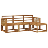 Outdoor Sofa Set 4 pcs Natural Solid Acacia Wood 3385115