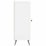 Sideboard High Gloss White 33 x 34.5 x 90 cm Engineered Wood 895519