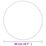 Wall Mirrors 2 pcs 50 cm Round Glass 3051627