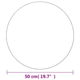 Wall Mirrors 2 pcs 50 cm Round Glass 3051627
