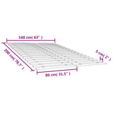 Bed Slats Replacements with 34 Slats 2 pcs 80x200 cm 3203720