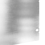 Lawn Edgings 10 pcs Silver 103 x 0.05 x 22 cm Stainless Steel 874798